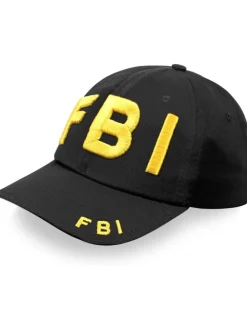 Kostüm bestehend aus Weste, Patch und Cap in FBI