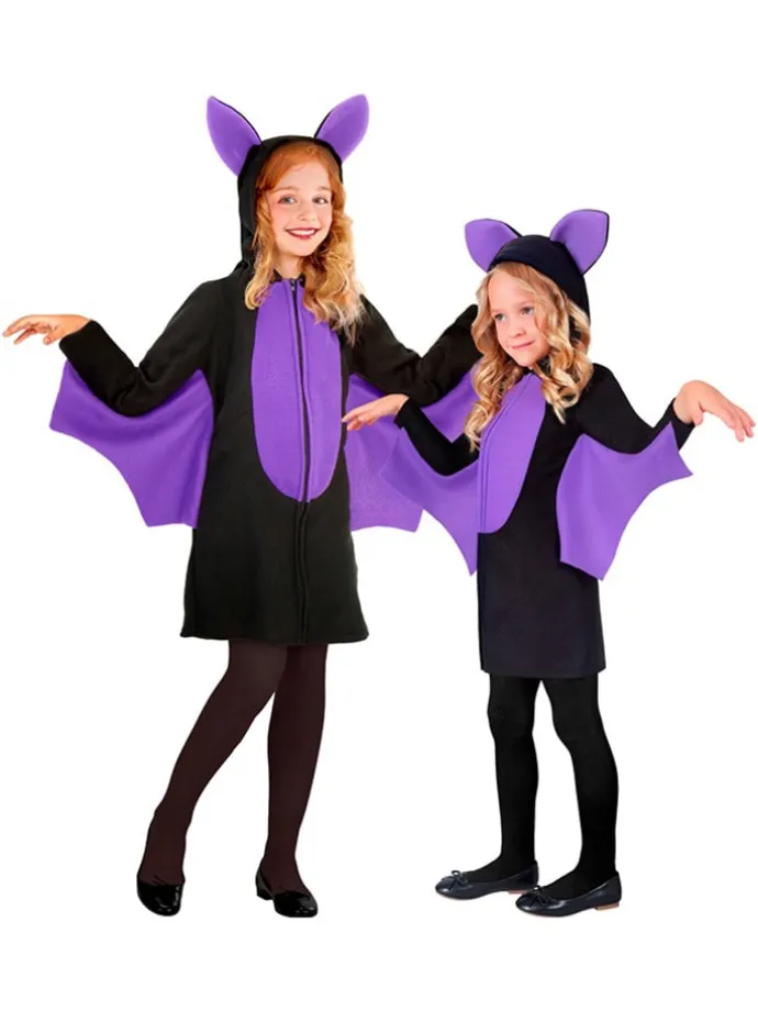 Kostüm "FLEDERMAUS" in Schwarz/ Lila