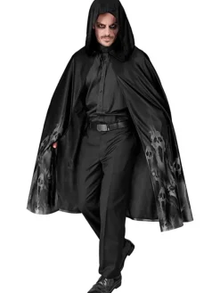 Kostüm "GEISTERCAPE" in Schwarz