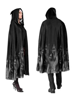 Kostüm "GEISTERCAPE" in Schwarz