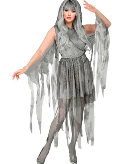 Kostüm "GHOSTLY SPIRIT IN KETTEN" in Grau