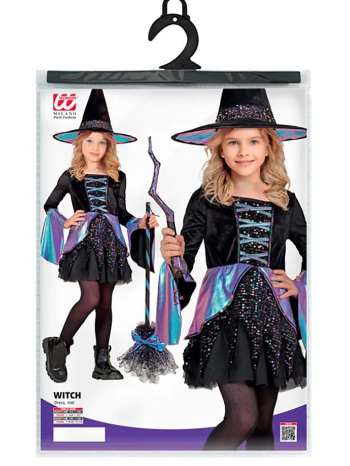Kostüm "HEXE" in Schwarz