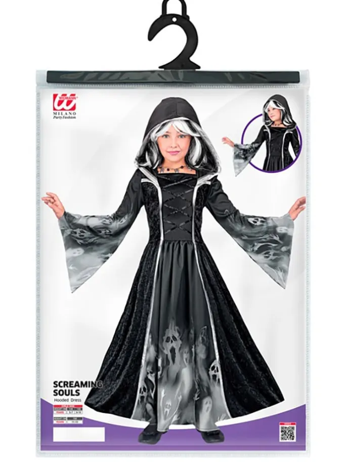 Kostüm "SCREAMING SOULS" in Schwarz