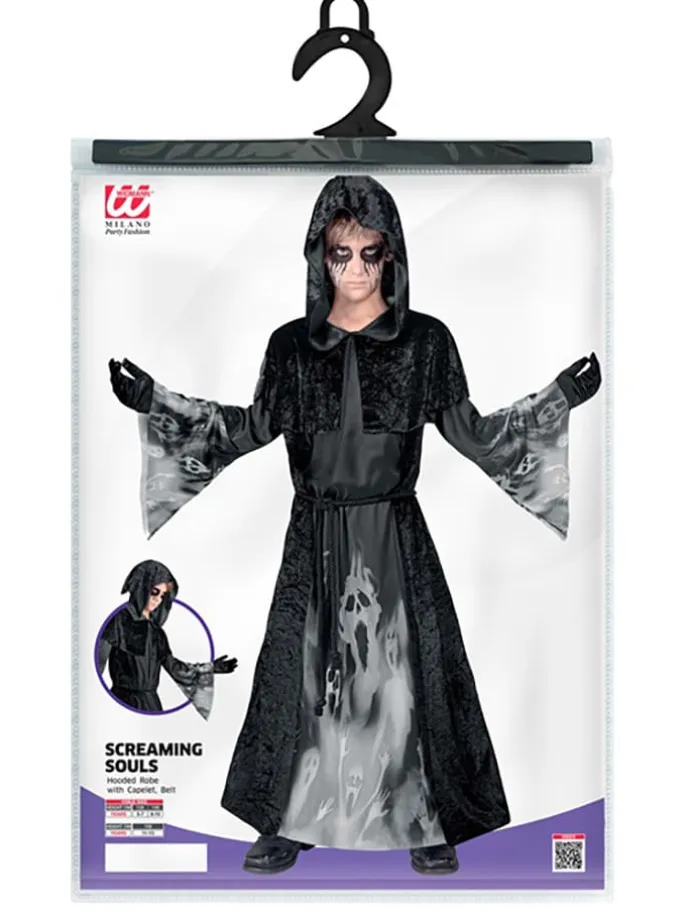 Kostüm "SCREAMING SOULS" in Schwarz