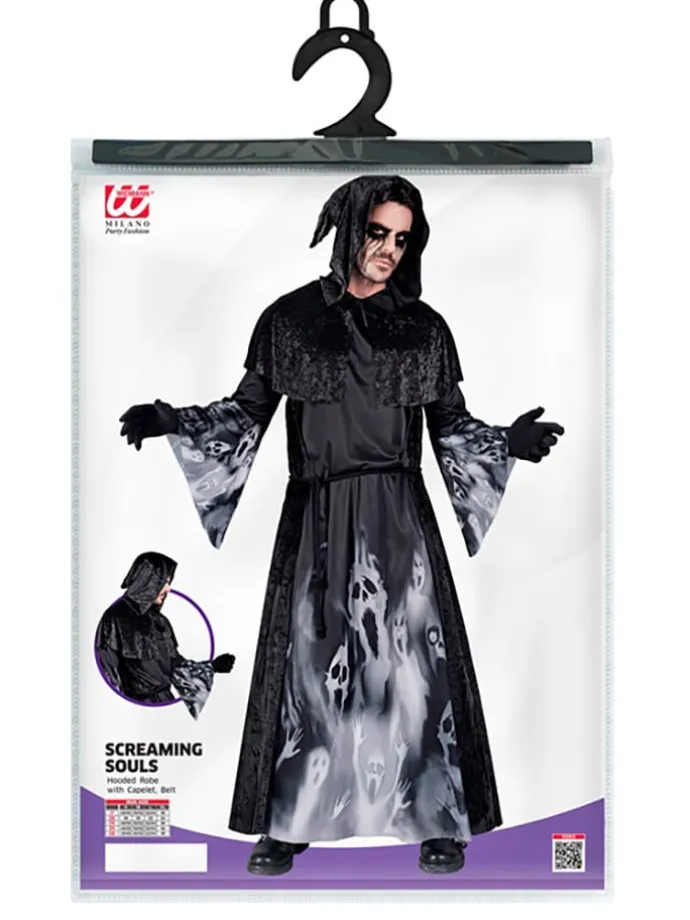 Kostüm "SCREAMING SOULS" in Schwarz