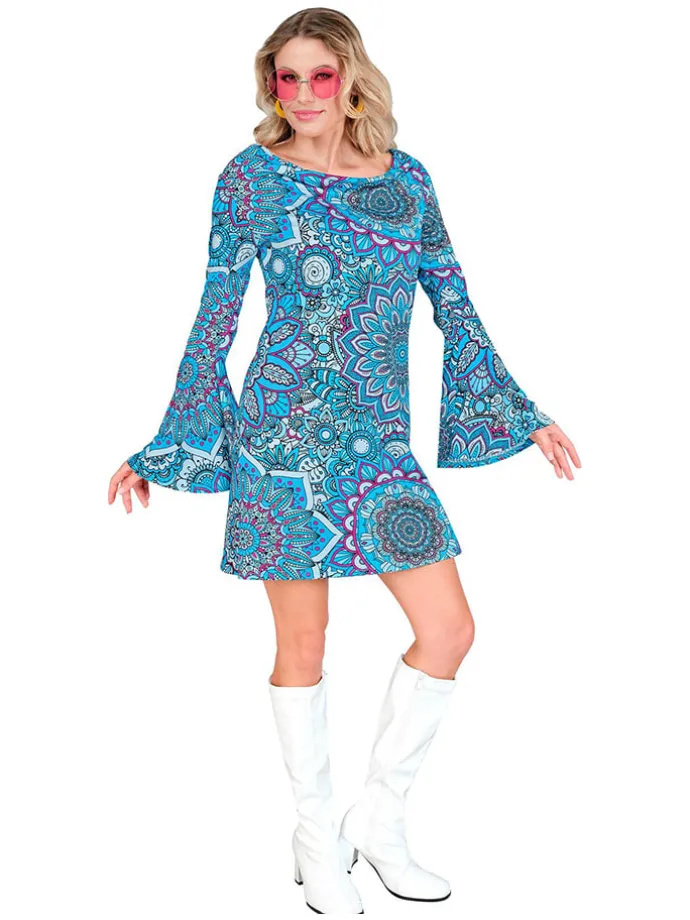 Kostümkleid "60er Jahre" in Blau