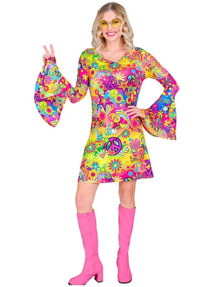 Kostümkleid "60er Jahre" in Bunt