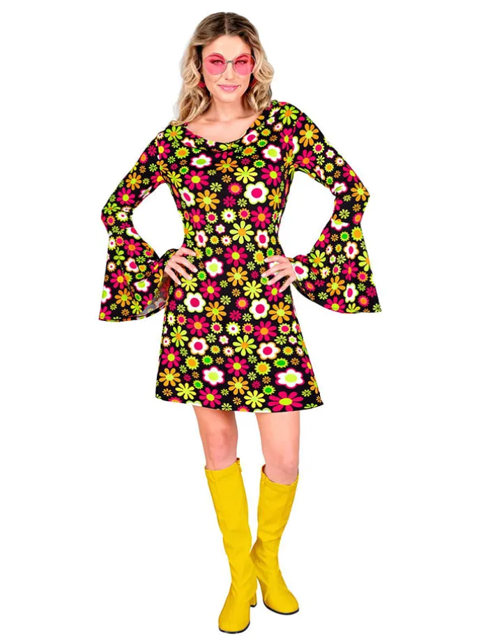 Kostümkleid "60er Jahre" in Bunt