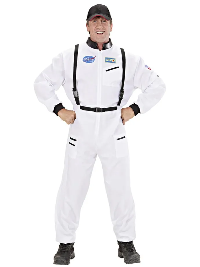 Kostümoverall "Astronaut" in Weiß