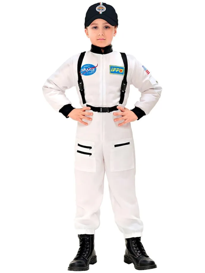 Kostümoverall "Astronaut" in Weiß