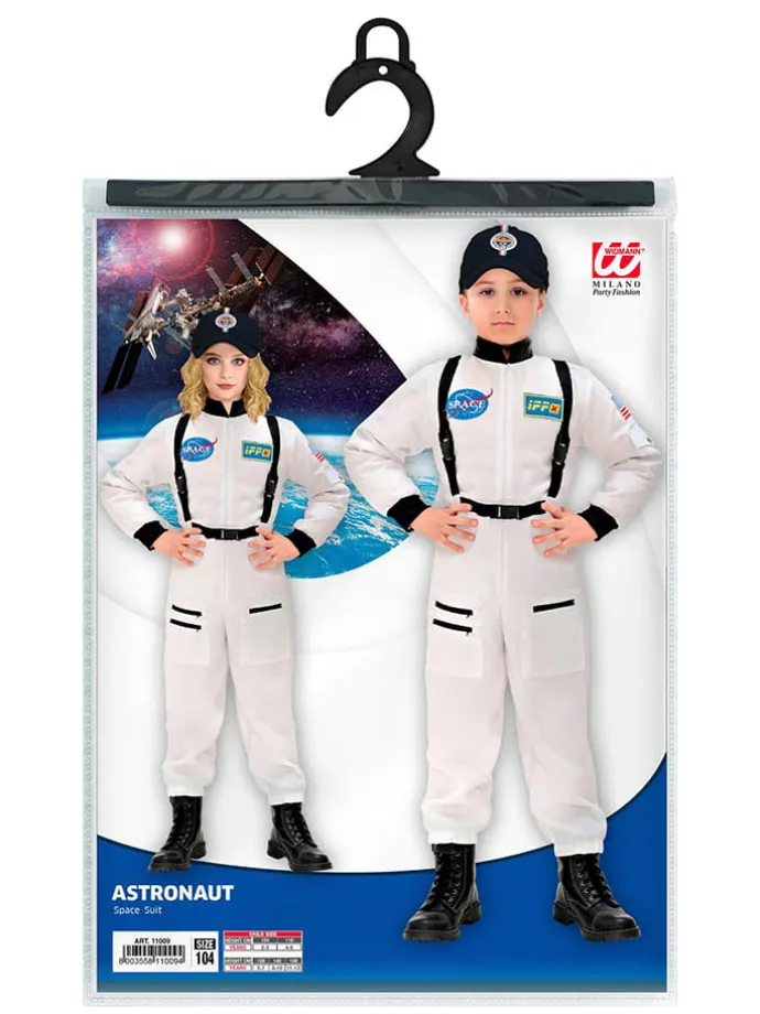 Kostümoverall "Astronaut" in Weiß