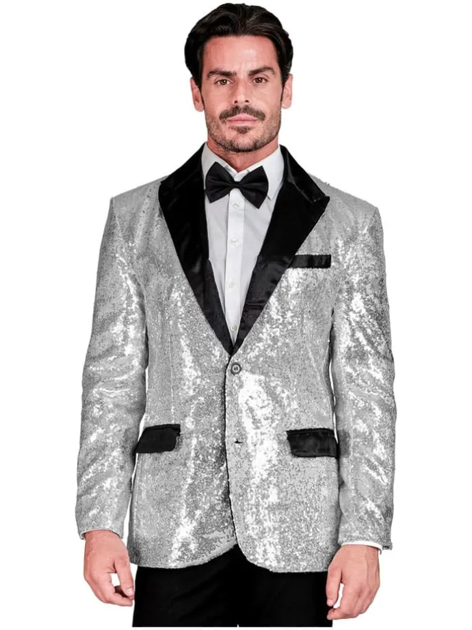 Kostümsakko "Party Fashion" in Silber