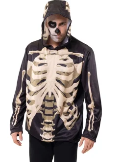 Kostümsweatshirt ''Skelett'' in Schwarz