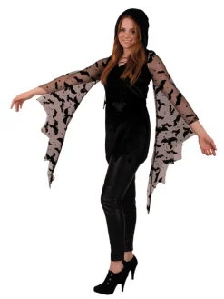 Kostümtunika "Fledermaus" in Schwarz