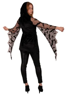 Kostümtunika "Fledermaus" in Schwarz