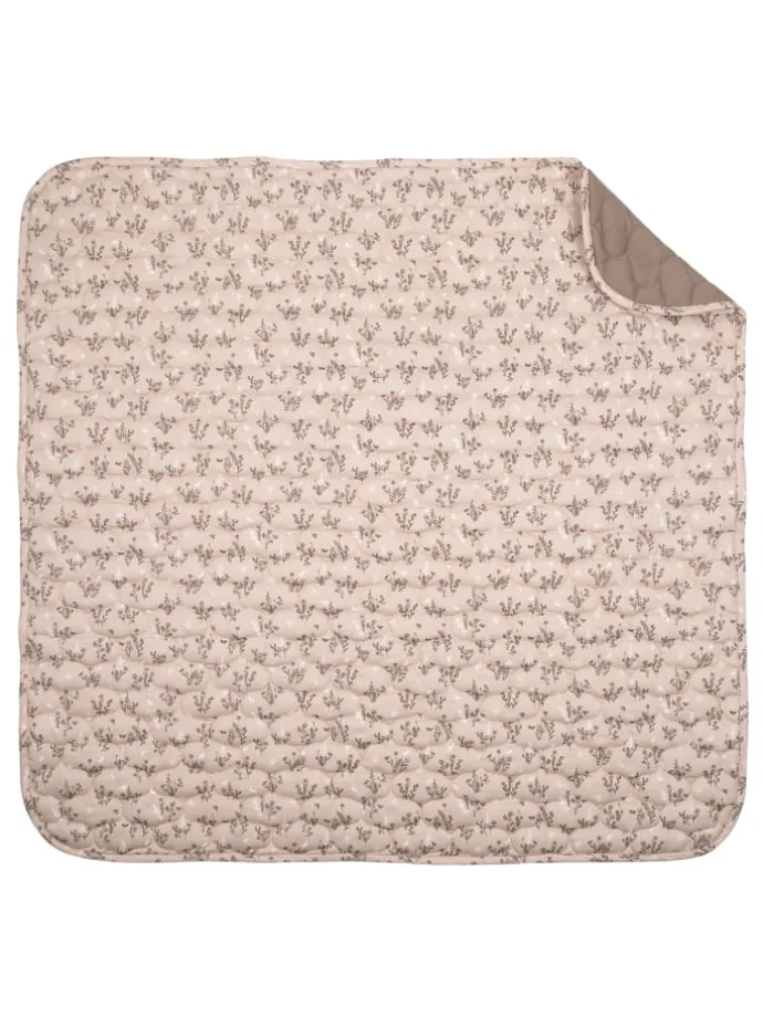 Krabbeldecke in Nightingale/ balsam cream/ walnut