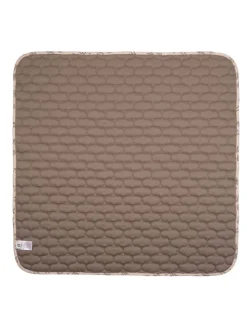 Krabbeldecke in Nightingale/ balsam cream/ walnut