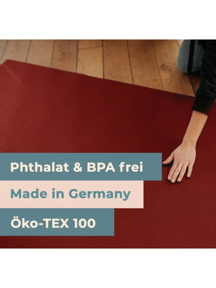 Krabbelmatte - OEKO-TEX® Rot