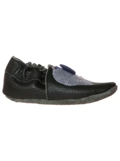 Krabbelschuhe in Dunkelgrün