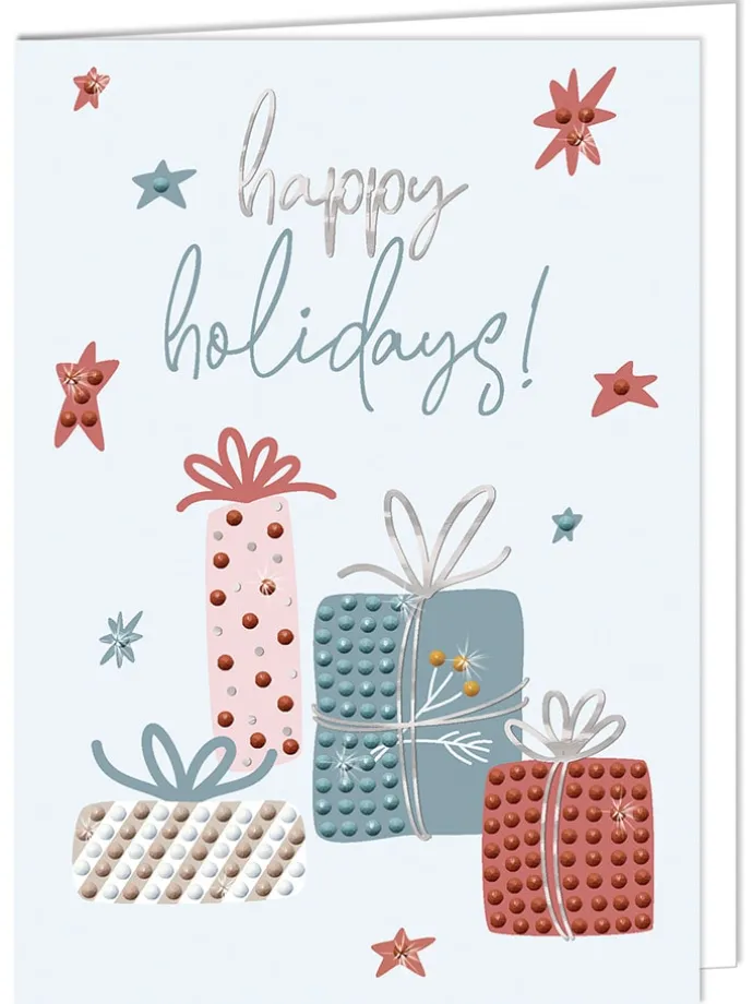 Kreativset "Diamond Painting Greeting Cards - Cosy X-Mas" in Bunt