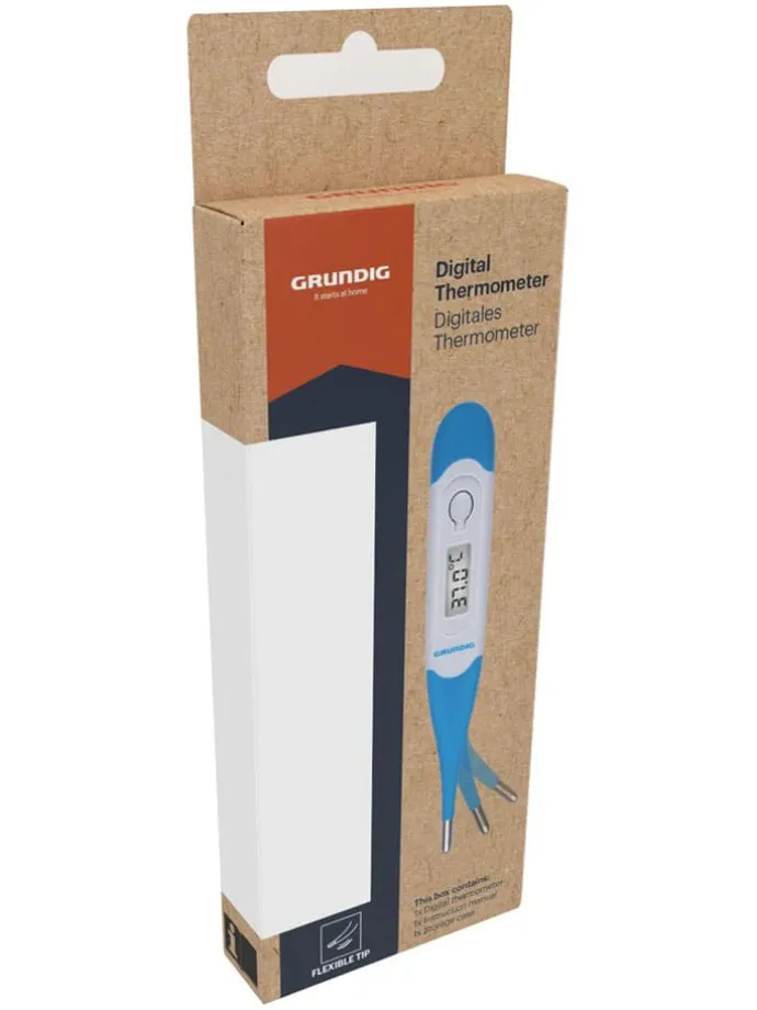 Körperthermometer in Blau