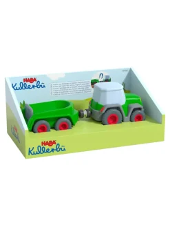 Kugelbahn Kullerbü und Erweiterungen in Traktor mit Anhänger