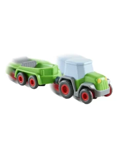 Kugelbahn Kullerbü und Erweiterungen in Traktor mit Anhänger