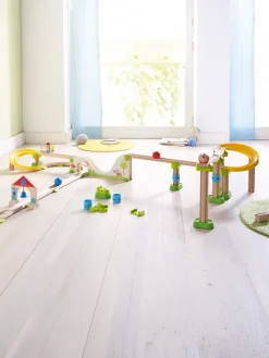 Kugelbahn Kullerbü und Erweiterungen in Säulen