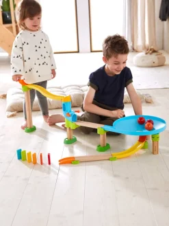 Kugelbahn Kullerbü und Erweiterungen in Kugelbahn-Stau