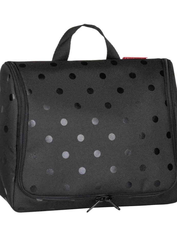 Kulturbeutel toiletbag XL in Glossy Dots Black