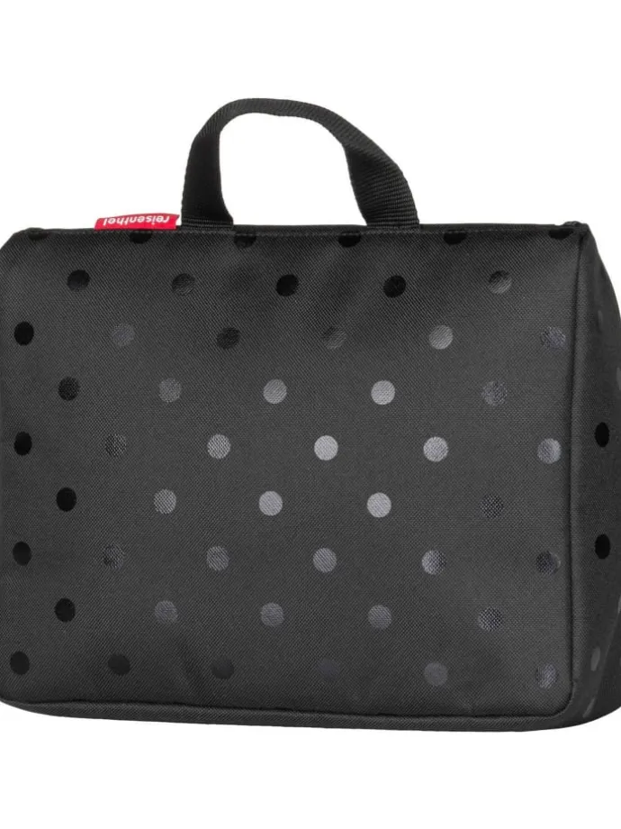 Kulturbeutel toiletbag XL in Glossy Dots Black