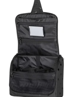Kulturbeutel toiletbag XL in Glossy Dots Black