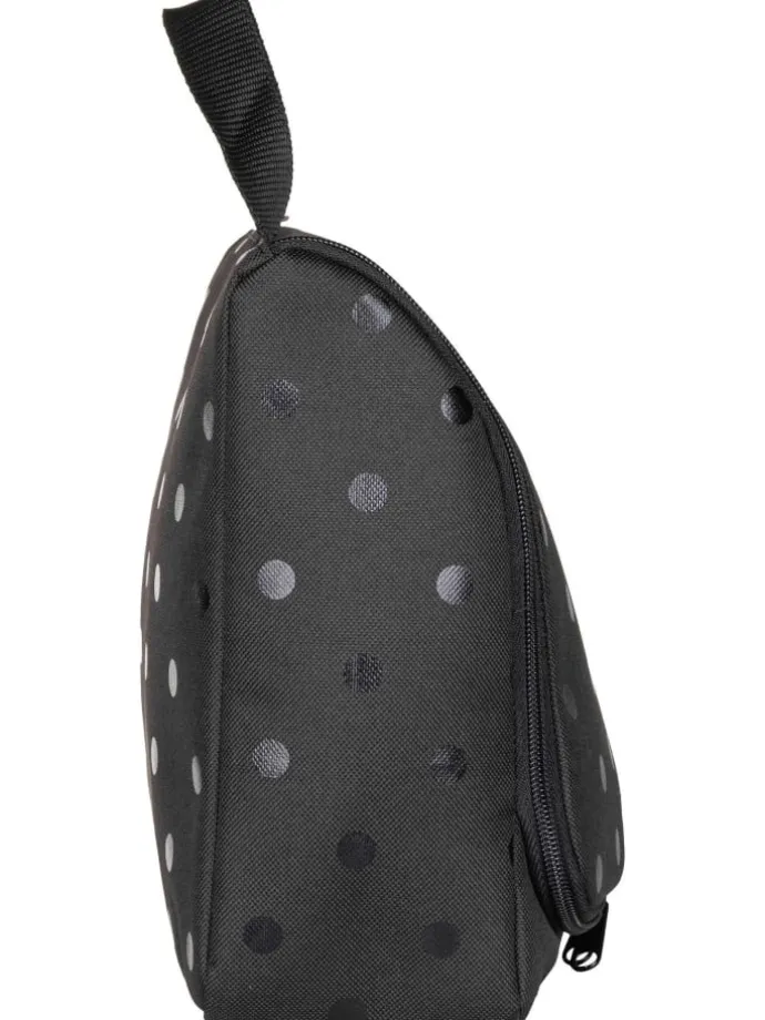 Kulturbeutel toiletbag XL in Glossy Dots Black