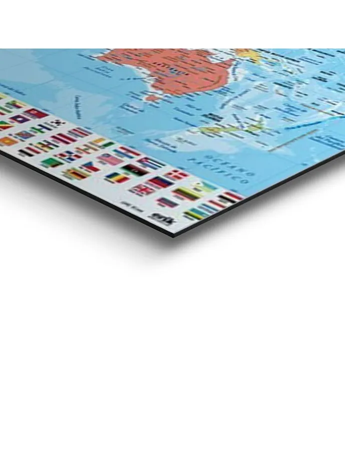 Kunstdruck "Mapa Mundo (ES)"