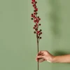 Kunstpflanze "Christmas Dal" in Rot - (H)75 cm