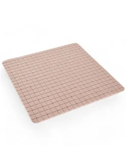 Kunststoff-Badematte in Rosa - (L)50 x (B)50 cm