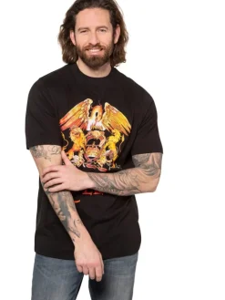 Kurzarm T-Shirt in classic schwarz