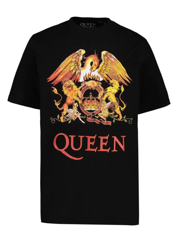 Kurzarm T-Shirt in classic schwarz