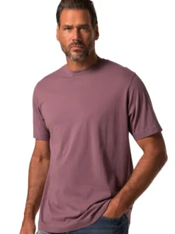 Kurzarm T-Shirt in mauve
