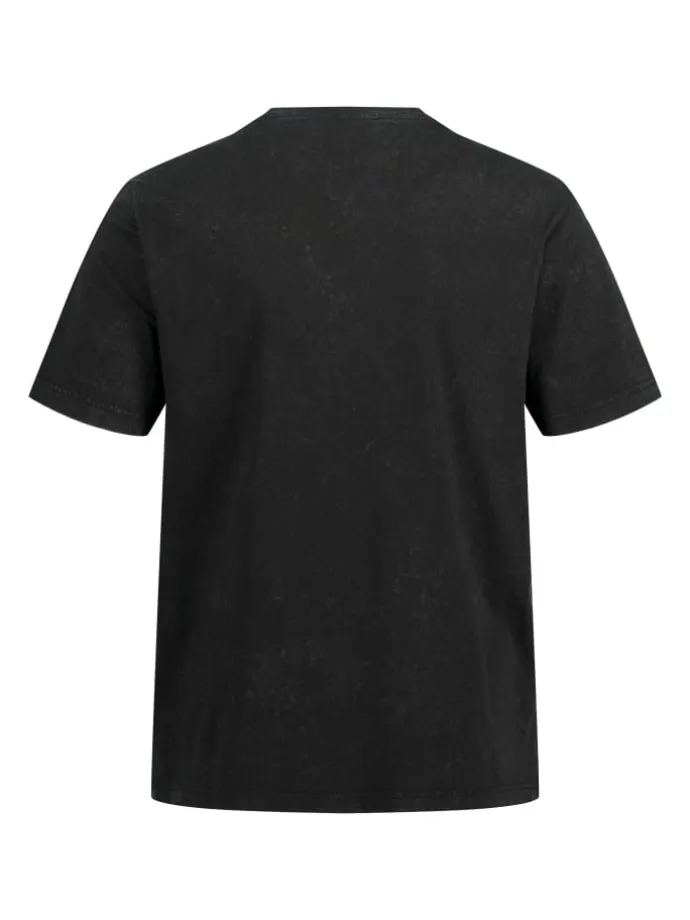 Kurzarm T-Shirt in schwarz