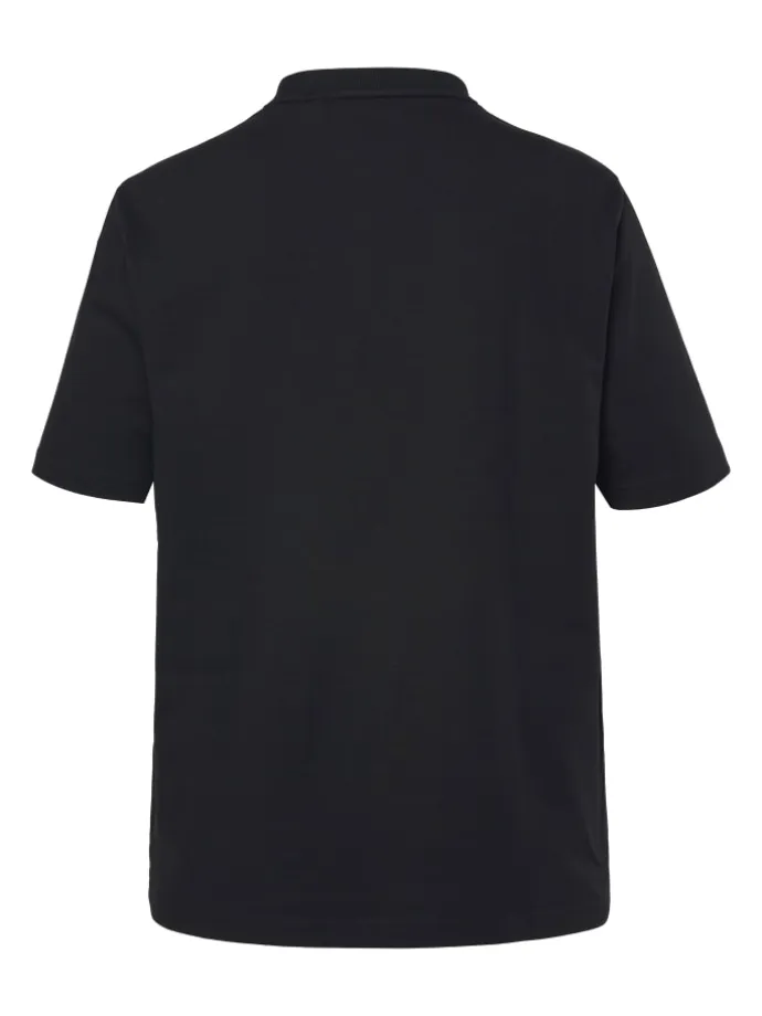 Kurzarm T-Shirt in schwarz