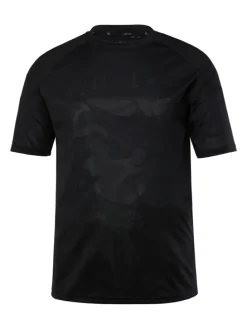 Kurzarm T-Shirt in schwarz