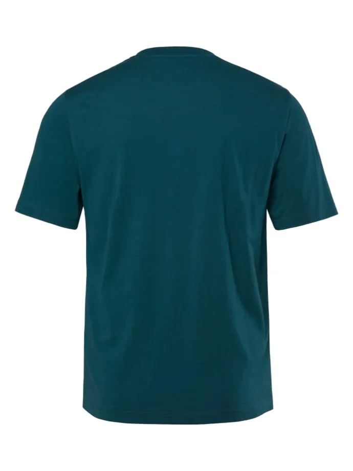 Kurzarm T-Shirt in tief grün