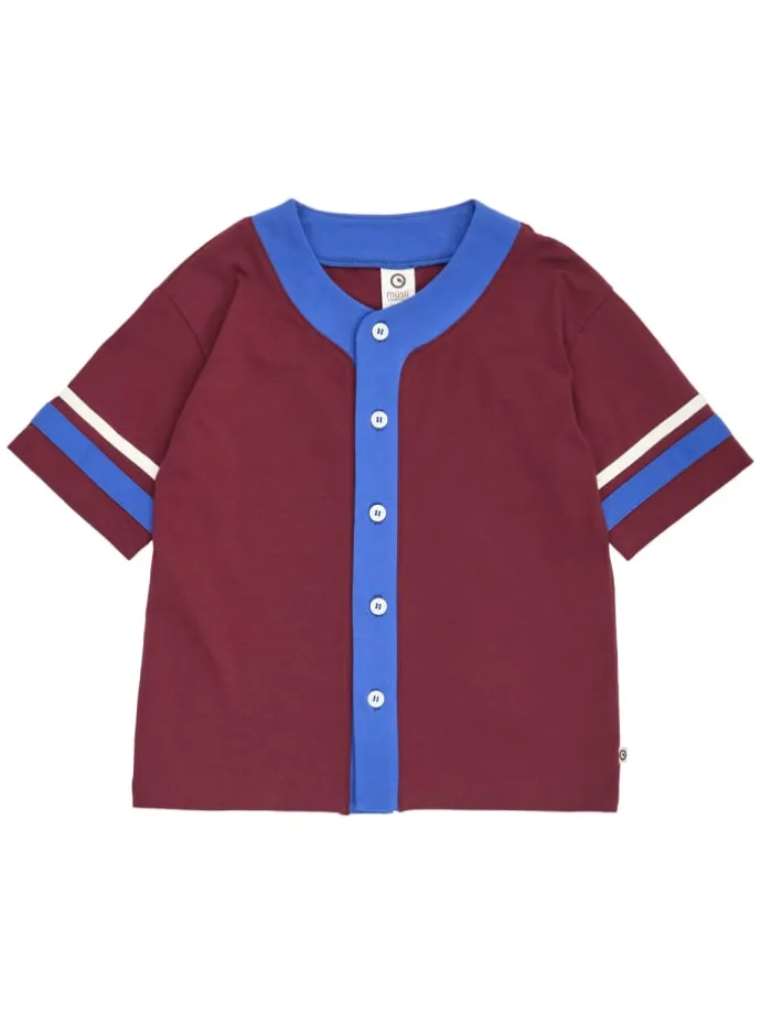 Kurzarmhemd in Russet