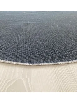Kurzflor-Teppich in Beige/ Bunt