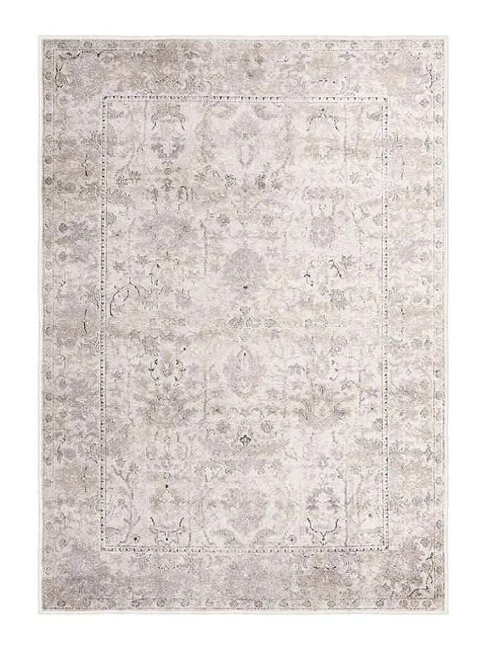 Kurzflor-Teppich ''Kece-Fr09'' in Beige
