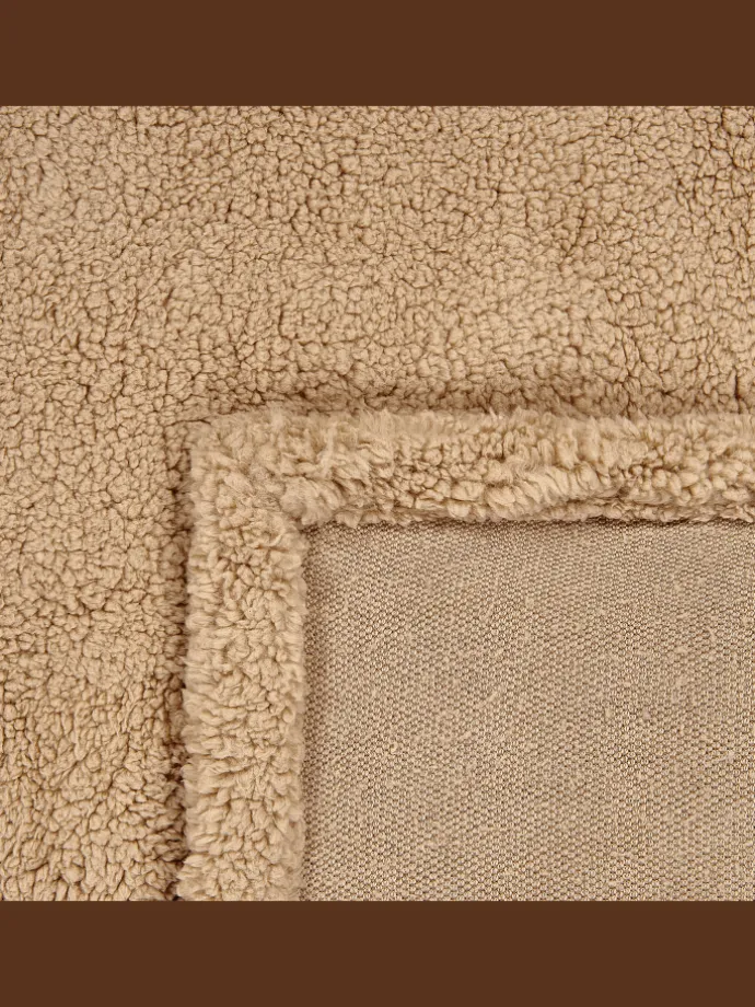 Kuscheldecke MIRGE in Beige - (W) 125 x (H) 0.7 x (L) 150 cm