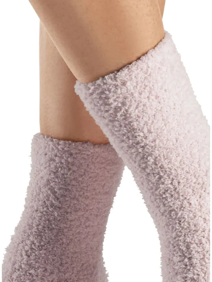 Kuschelsocken in 1x hellblau, 1x navy, 1x rose, 1x rosewood