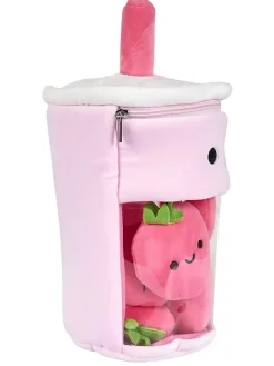 Kuscheltier ''Kawaii Bubble Tea'' in Rosa - ab 3 Jahren