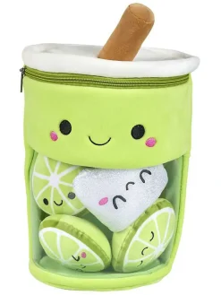 Kuscheltier ''Kawaii Bubble Tea'' in Limette - ab 3 Jahren
